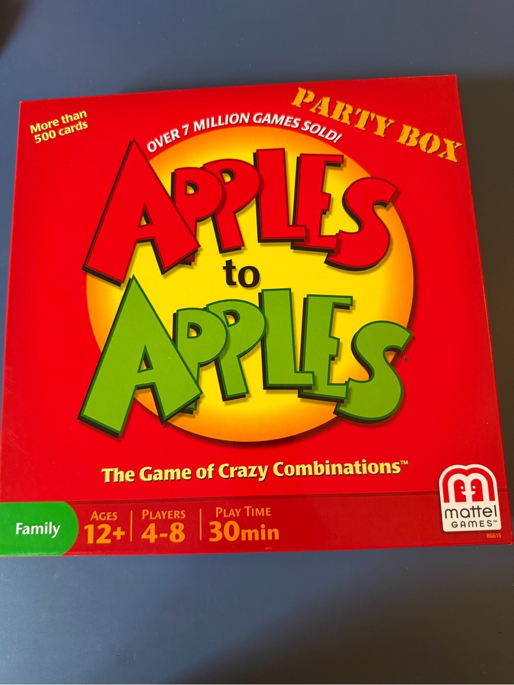 Mattel Apples to Apples Party Box - Red & Green